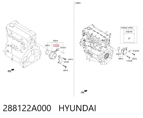  288122A000 Hyundai/Kia