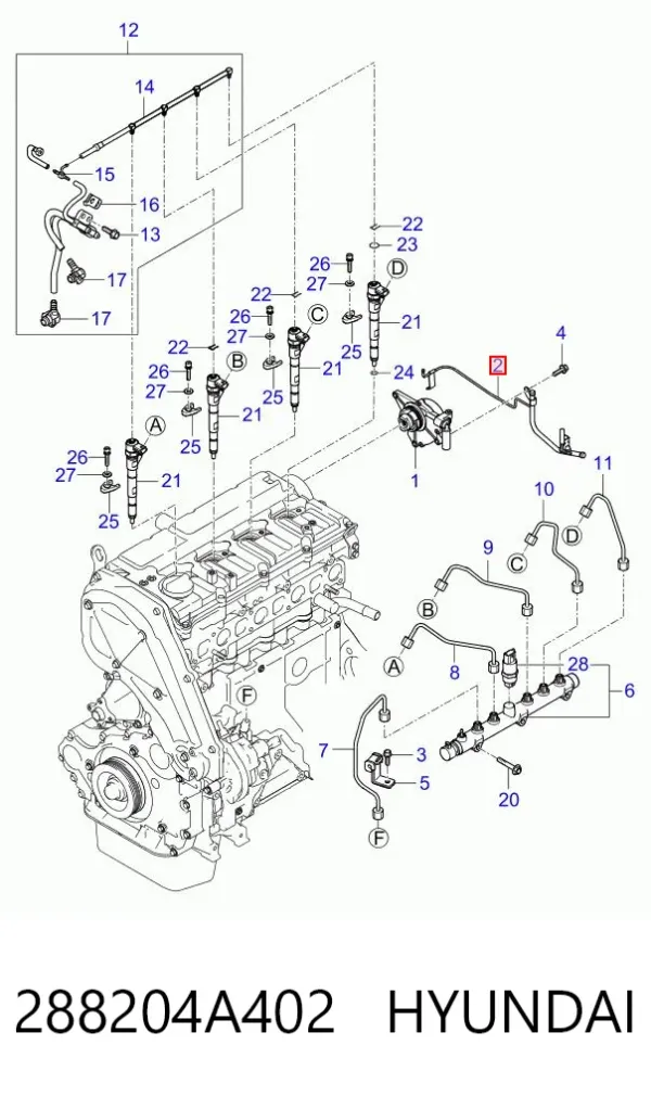 288204A402 Hyundai/Kia