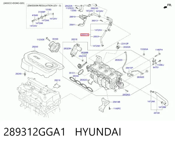  289312GGA1 Hyundai/Kia