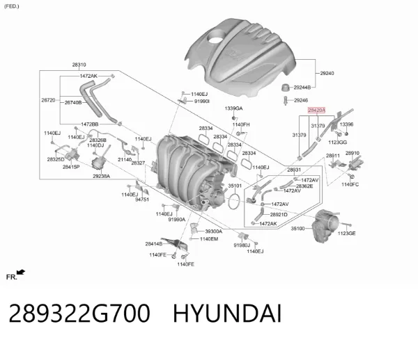  289322G700 Hyundai/Kia