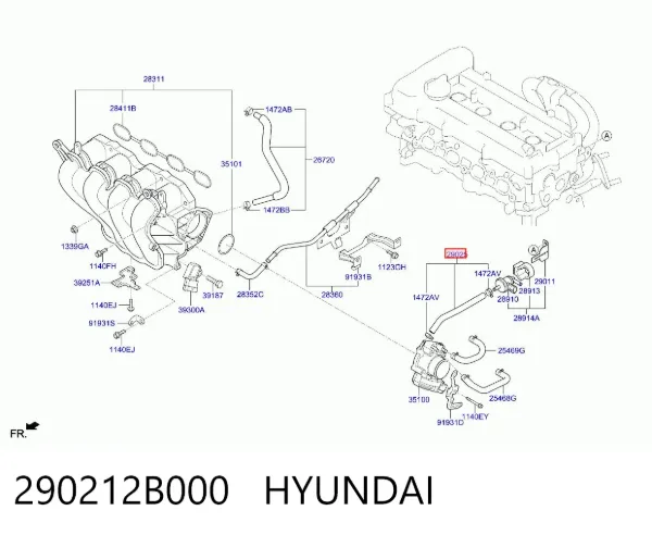  290212B000 Hyundai/Kia