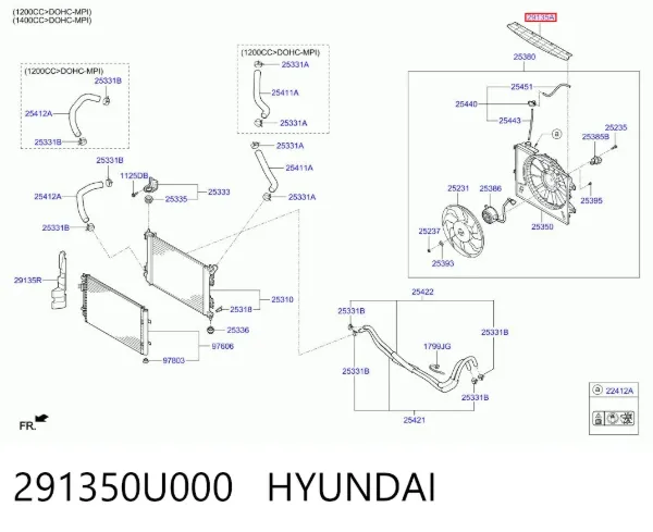  291350U000 Hyundai/Kia