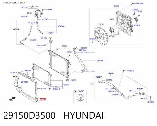  29150D3500 Hyundai/Kia