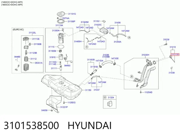  3101538500 Hyundai/Kia