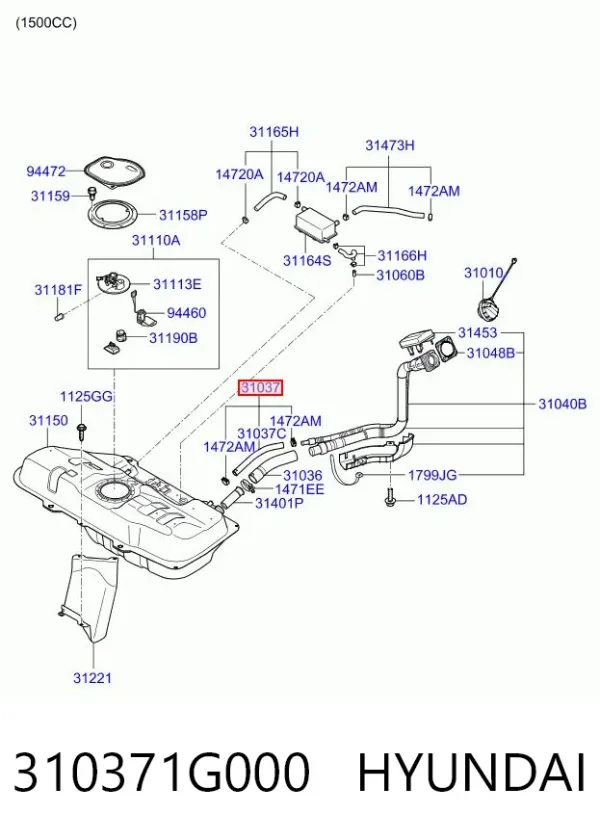  310371G000 Hyundai/Kia