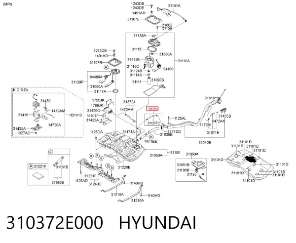  310372E000 Hyundai/Kia