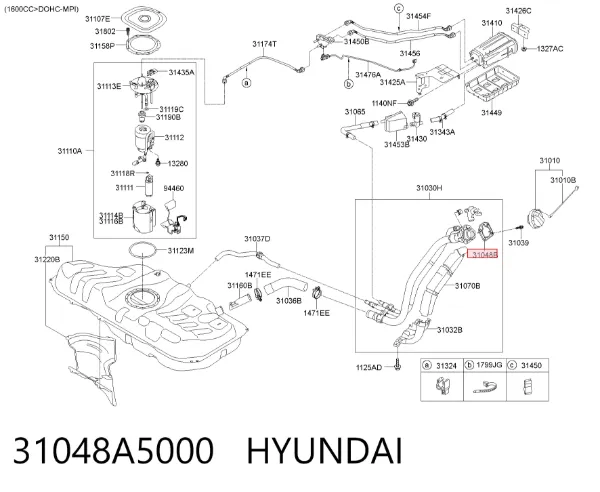  31048A5000 Hyundai/Kia