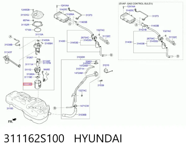  311162S100 Hyundai/Kia