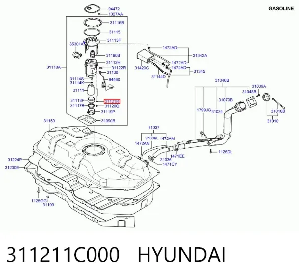  311211C000 Hyundai/Kia
