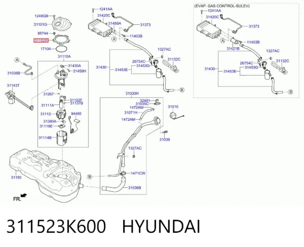  311523K600 Hyundai/Kia