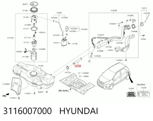  3116007000 Hyundai/Kia