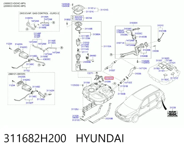  311682H200 Hyundai/Kia