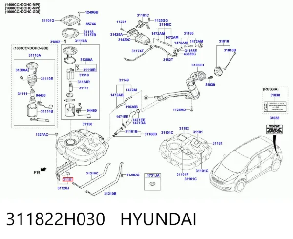  311822H030 Hyundai/Kia