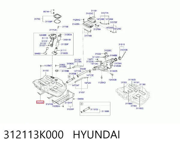  312113K000 Hyundai/Kia