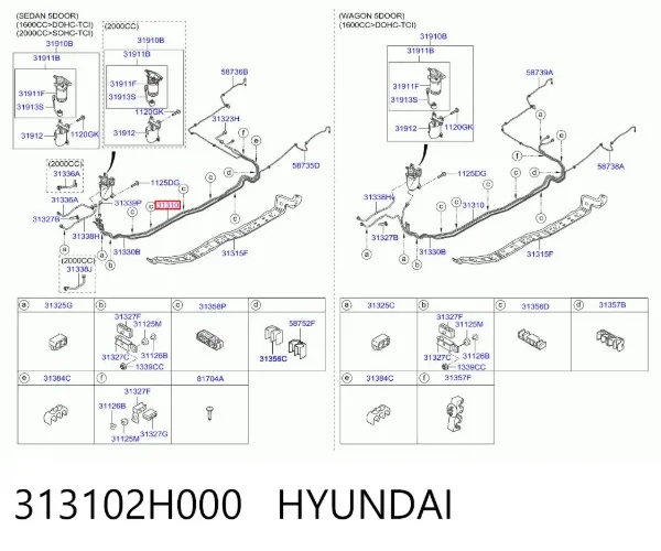  313102H000 Hyundai/Kia
