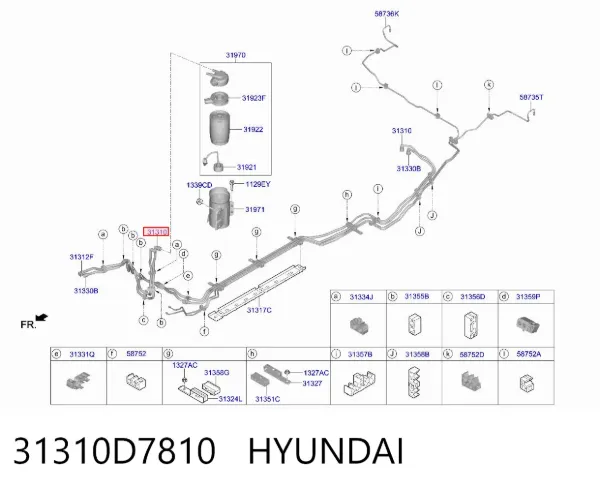  31310D7810 Hyundai/Kia