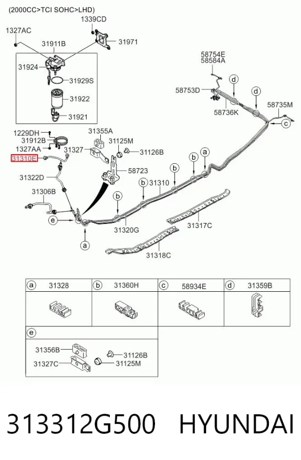  313312G500 Hyundai/Kia