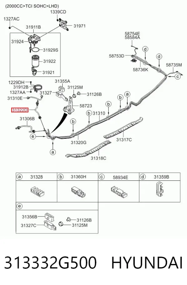  313332G500 Hyundai/Kia