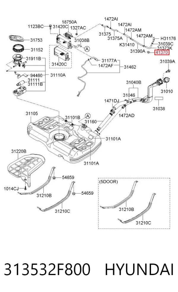  313532F800 Hyundai/Kia