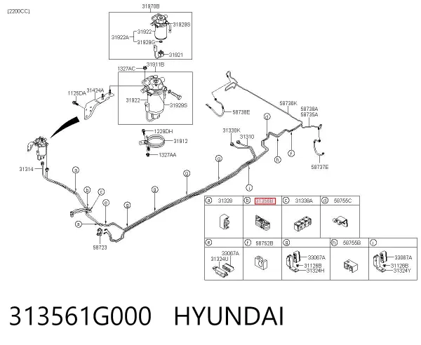  313561G000 Hyundai/Kia