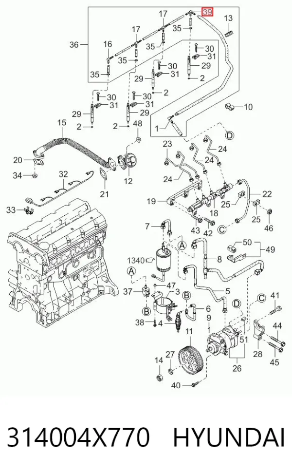  314004X770 Hyundai/Kia