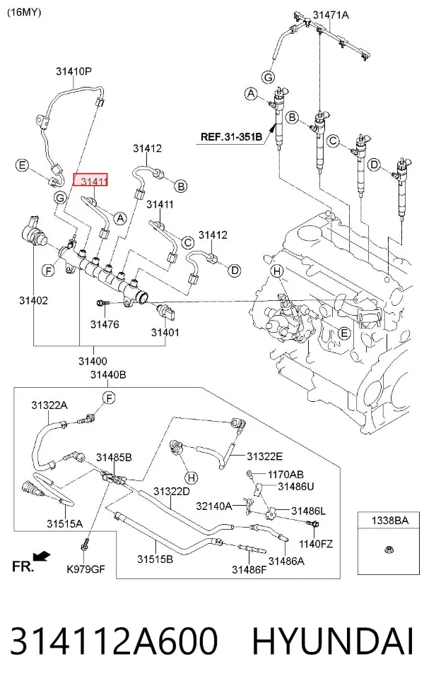  314112A600 Hyundai/Kia
