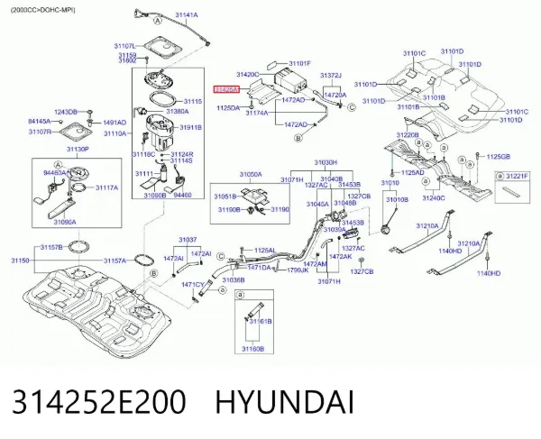  314252E200 Hyundai/Kia