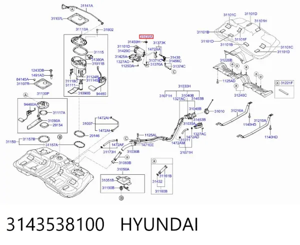  3143538100 Hyundai/Kia