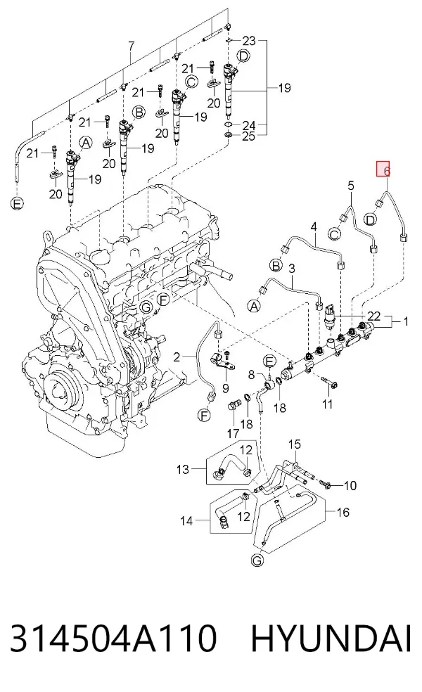  314504A110 Hyundai/Kia