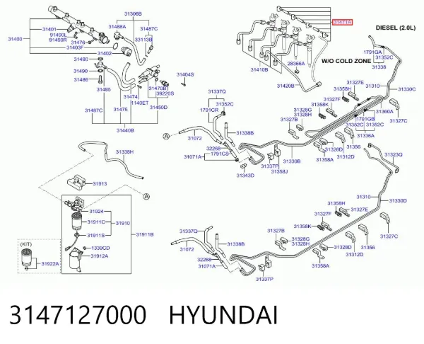  3147127000 Hyundai/Kia