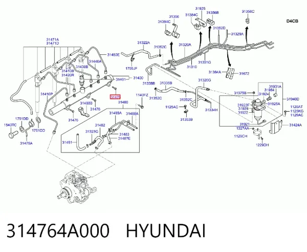  314764A000 Hyundai/Kia