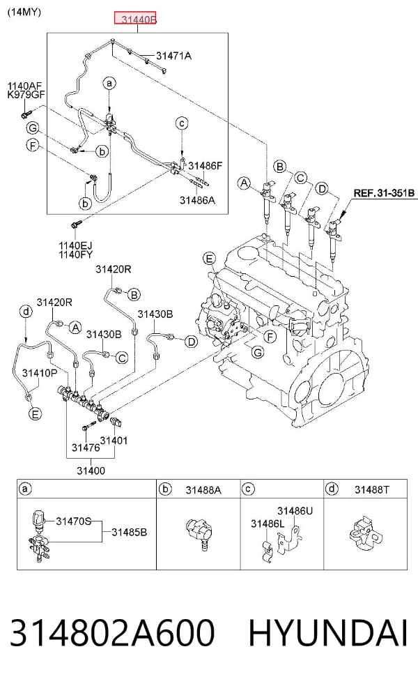  314802A600 Hyundai/Kia