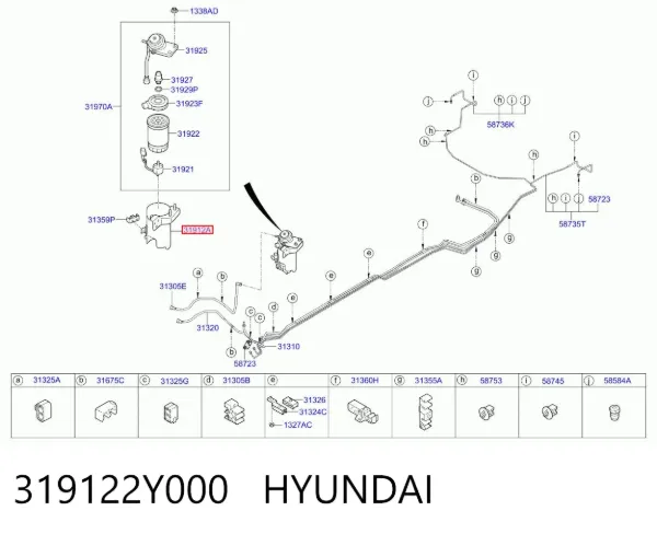  319122Y000 Hyundai/Kia