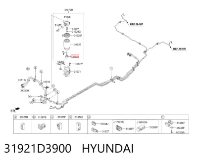 Датчик уровня воды топливного фильтра HYUNDAI 31921D3900