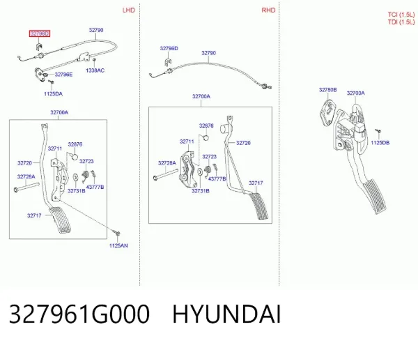  327961G000 Hyundai/Kia