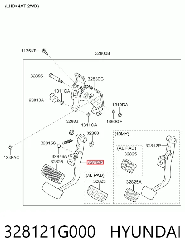  328121G000 Hyundai/Kia
