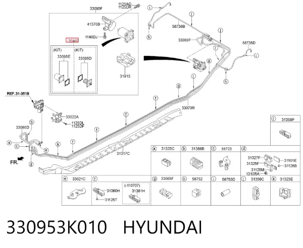 Топливный фильтр 330953K010 Hyundai/Kia