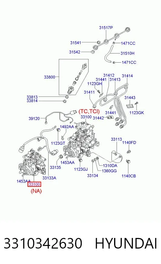 ТНВД 3310342630 Hyundai/Kia