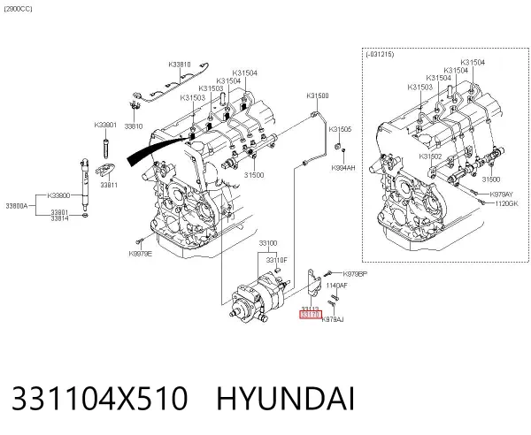  331104X510 Hyundai/Kia