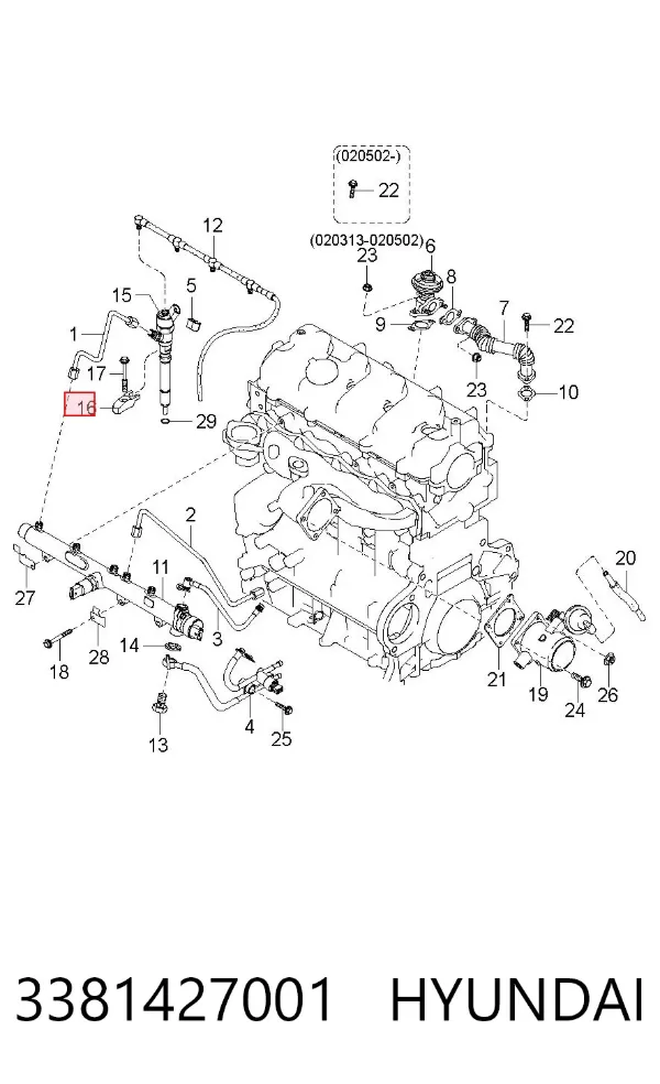  3381427001 Hyundai/Kia