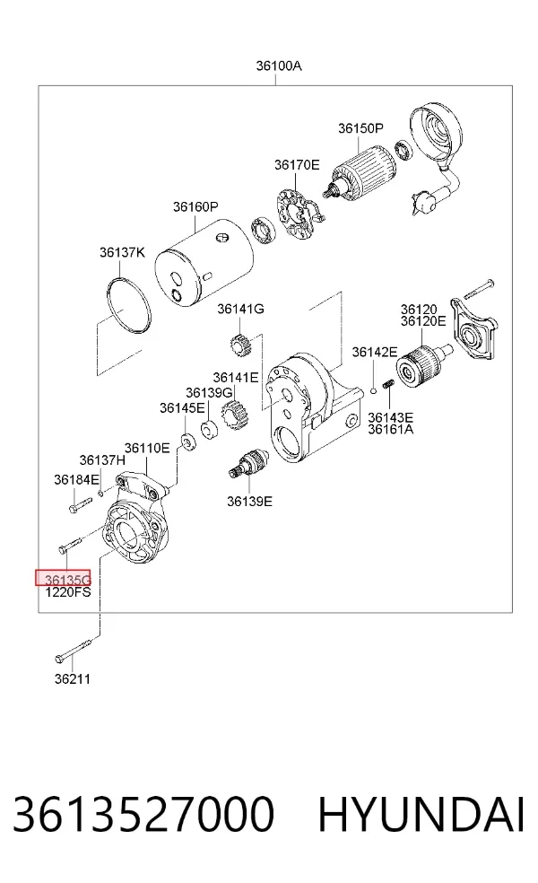  3613527000 Hyundai/Kia