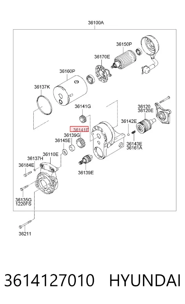  3614127010 Hyundai/Kia