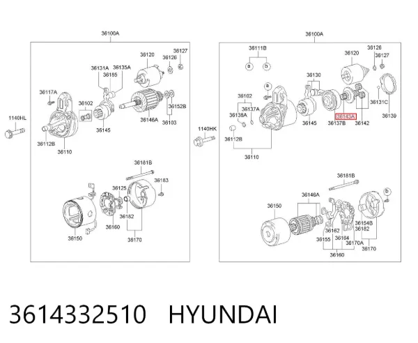 3614332510 Hyundai/Kia