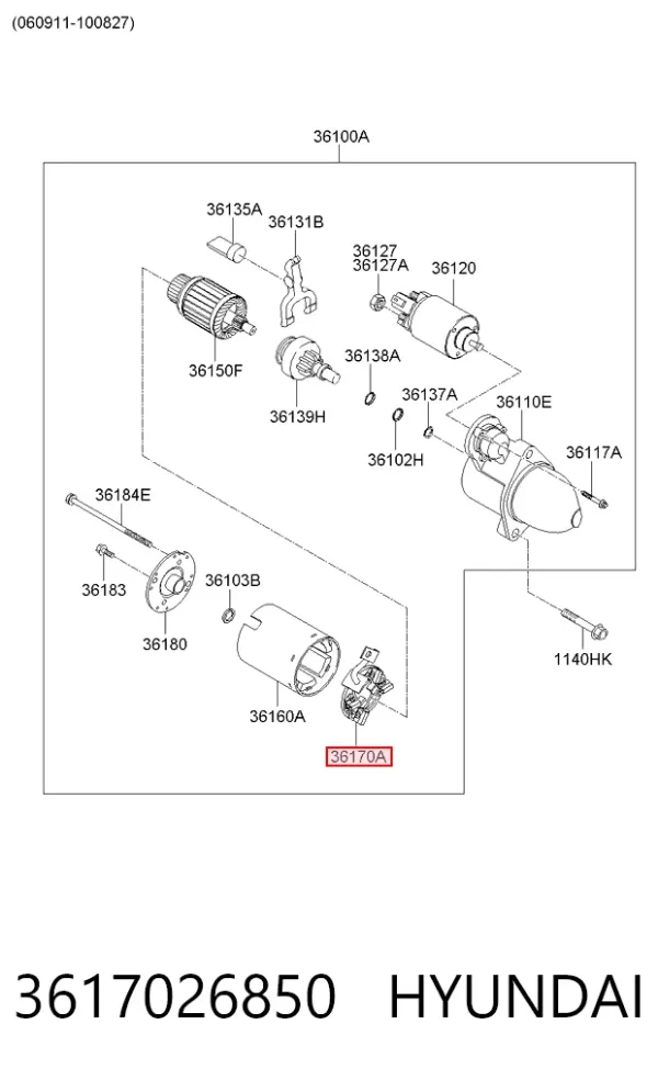  3617026850 Hyundai/Kia
