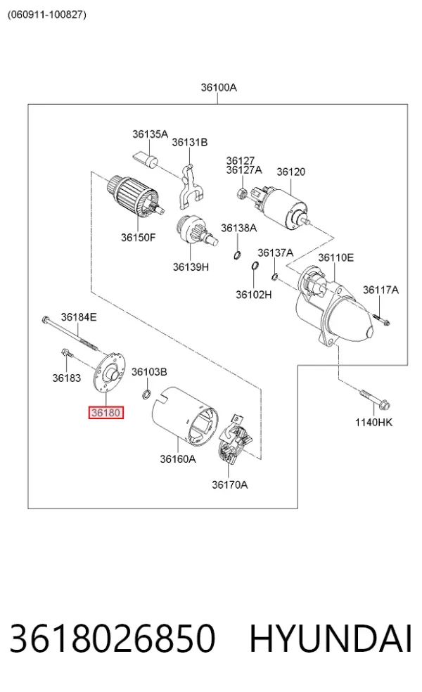  3618026850 Hyundai/Kia