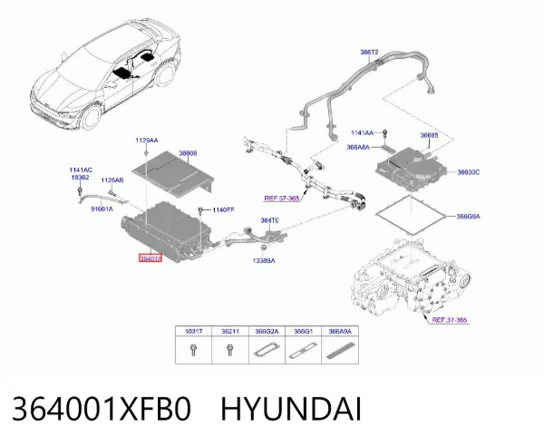 364001XFB0 Hyundai/Kia