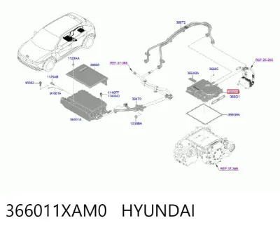 Инвертор тока HYUNDAI 366011XAM0