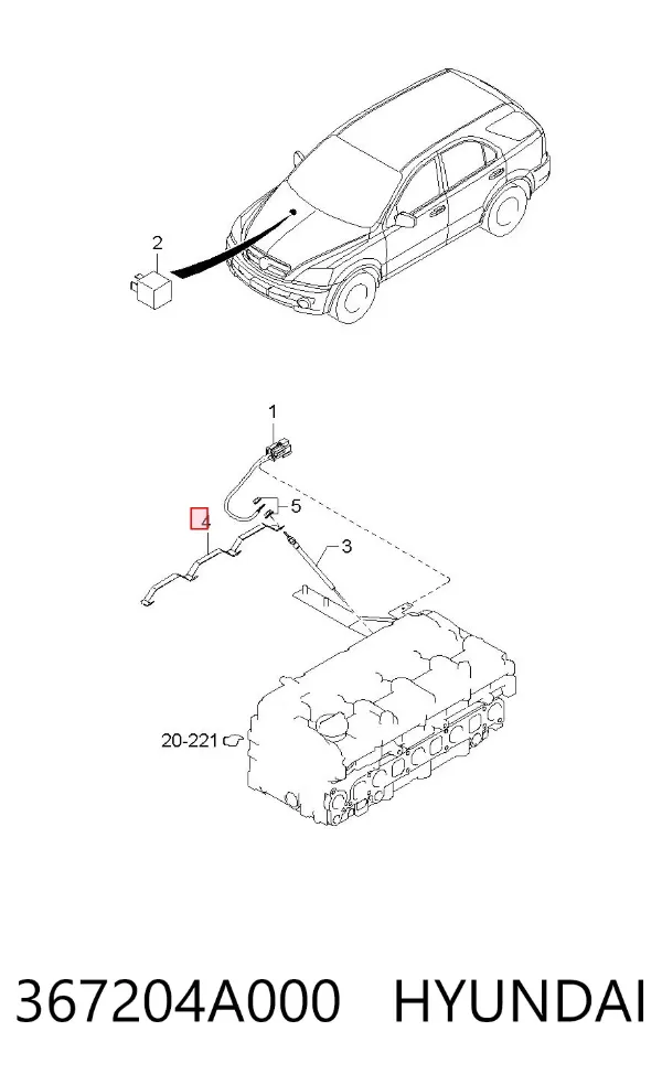  367204A000 Hyundai/Kia