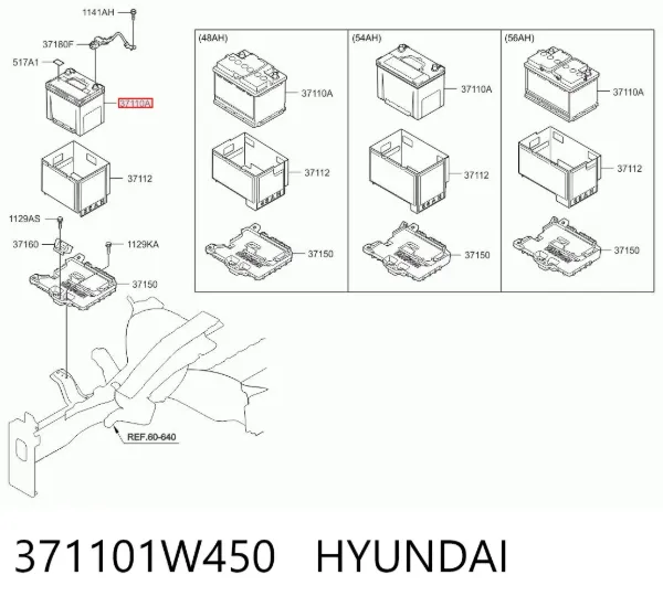 Аккумулятор 31500SDAC01 Honda