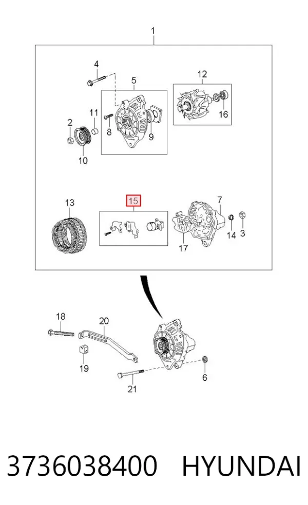  3736038400 Hyundai/Kia